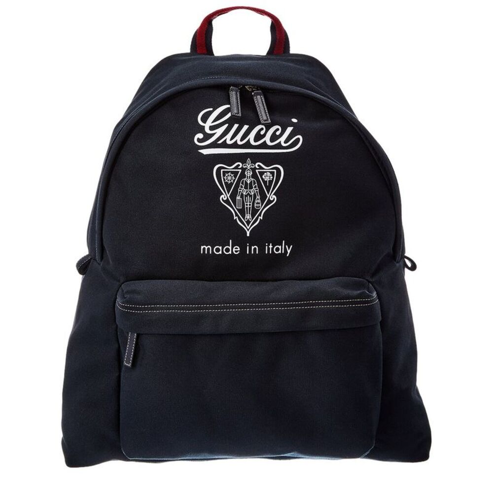 Gucci Canvas Backpack, Blue